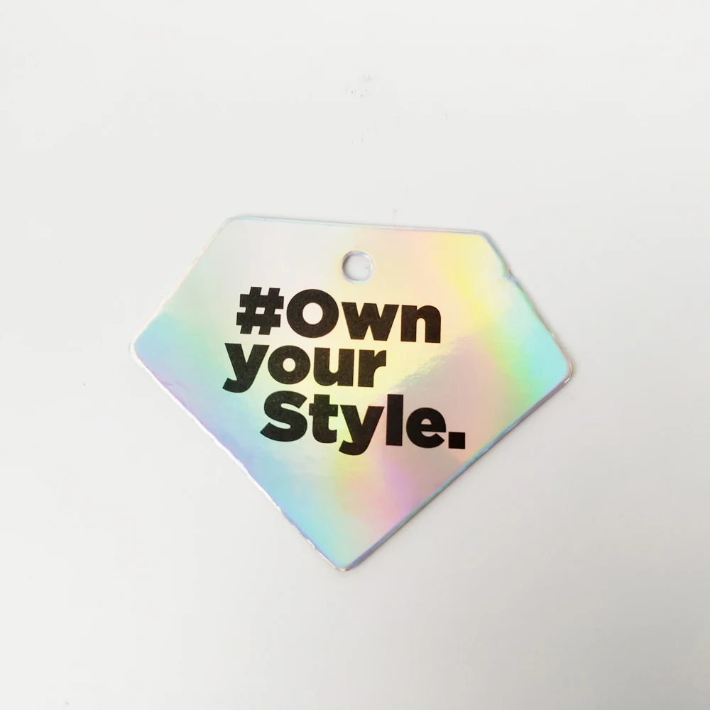 
 Luxury Custom Logo Printed Swing Hang Tags for Clothing  