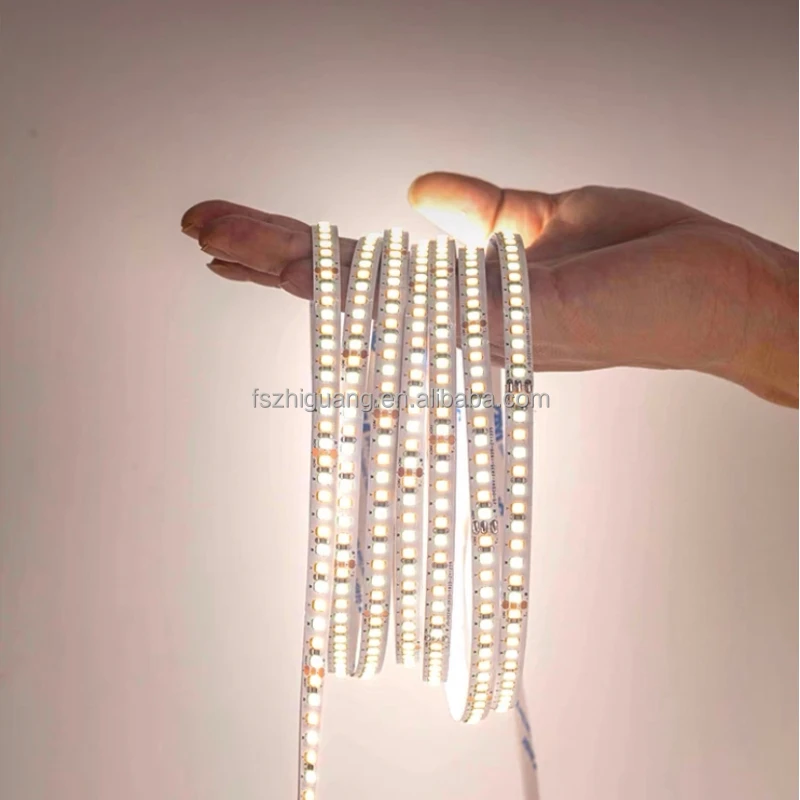 Cob светодиодные полосы света 12 В-24 В 8 мм гибкая медная лента высокой плотности NFC 320 светодиоды/м 2700K-6000K декор для кухни