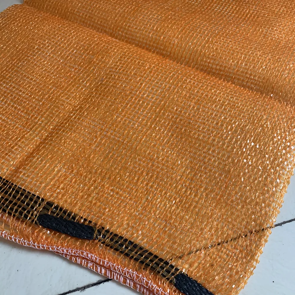 best price  pe or pp leno mesh net bag 50kg Potato Garlic Fruit Orange Firewood Mesh bag