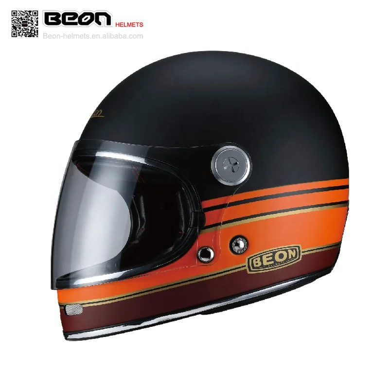 
BEON B-510 LA SIERRA FIBERGLASS RETRO FULL FACE HELMETS 