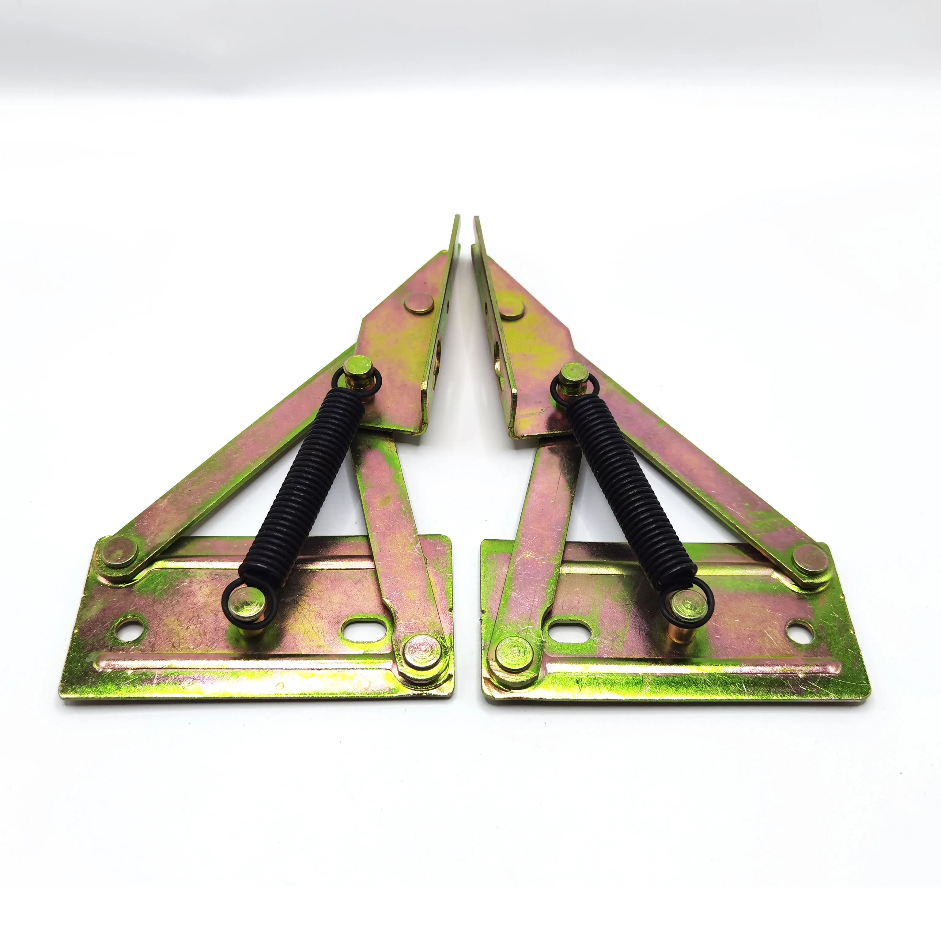 2024 Wholesale Price Galvanized Furniture Hardware Folding Metal Sofa Mechanism Bed Hinge