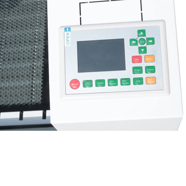 Auto Focus 4060 CO2 Laser Engraver Cabinet Easy Operate Wood Paper Crystal Home Use Supports DXF PMI Format Motor Core Component