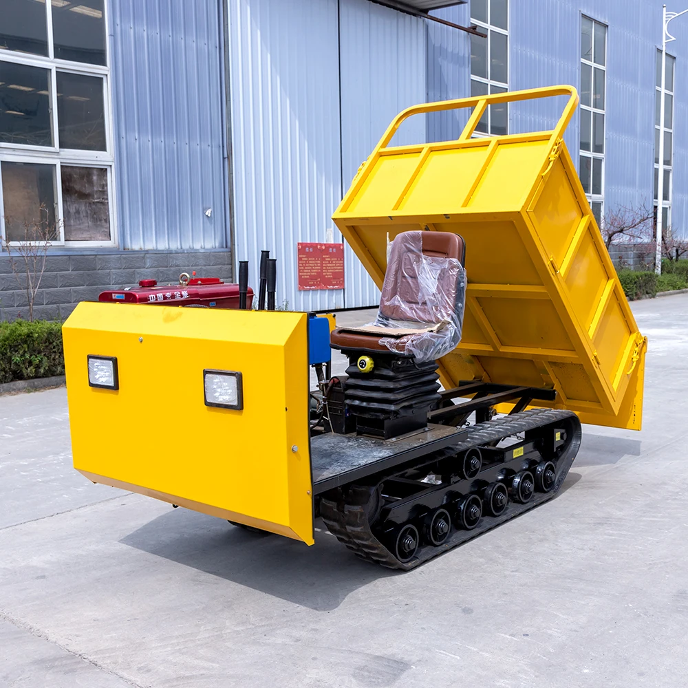 Chinese Manufacturer OEM crawler dumper track construction site auto loader dumper CE certificate mini dumper 2 ton