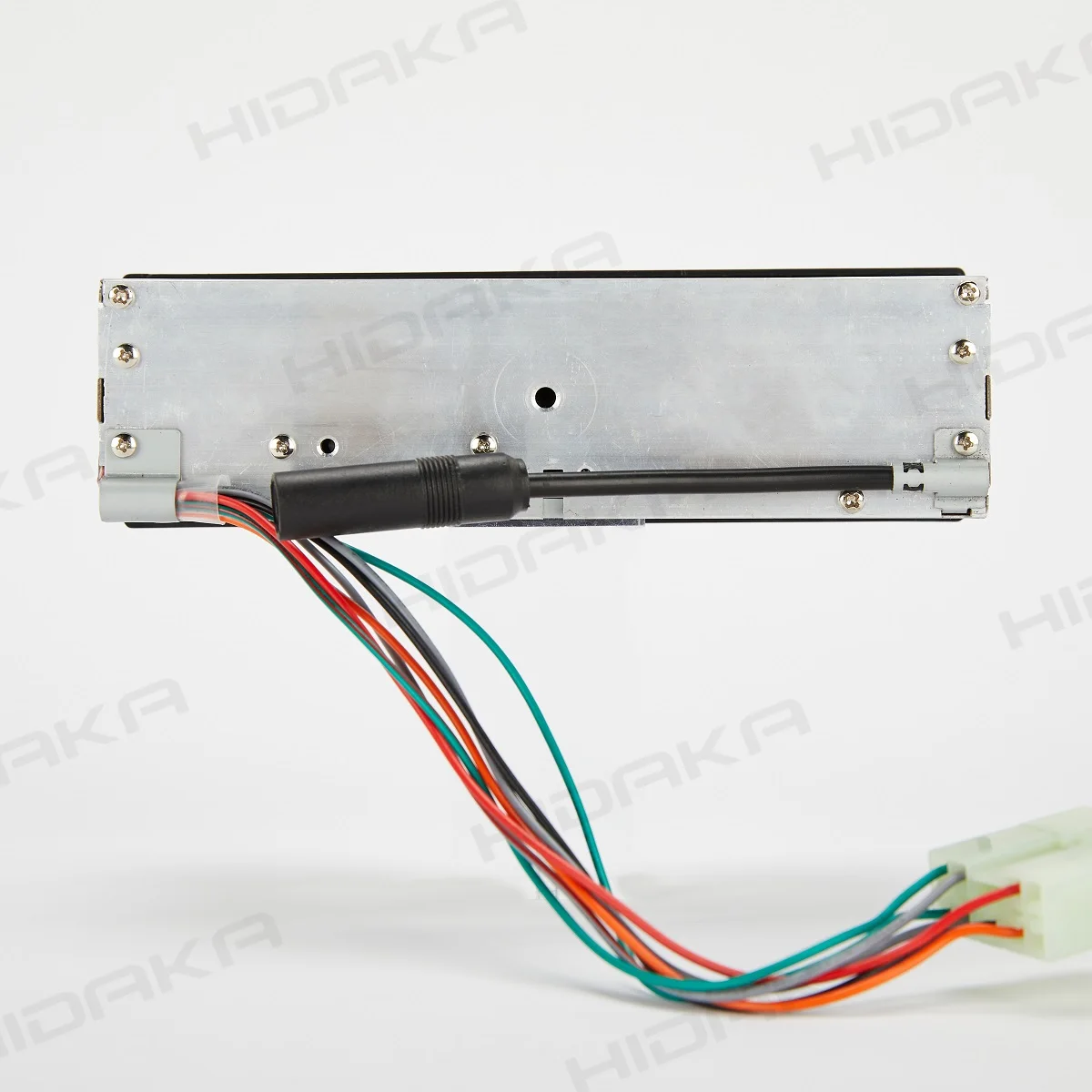 HIDAKA HI-M95 Dust Proof USB SD 12V 24V Auto Change 1Din AM FM MP3 Excavator Car Radio with Sleeve Case