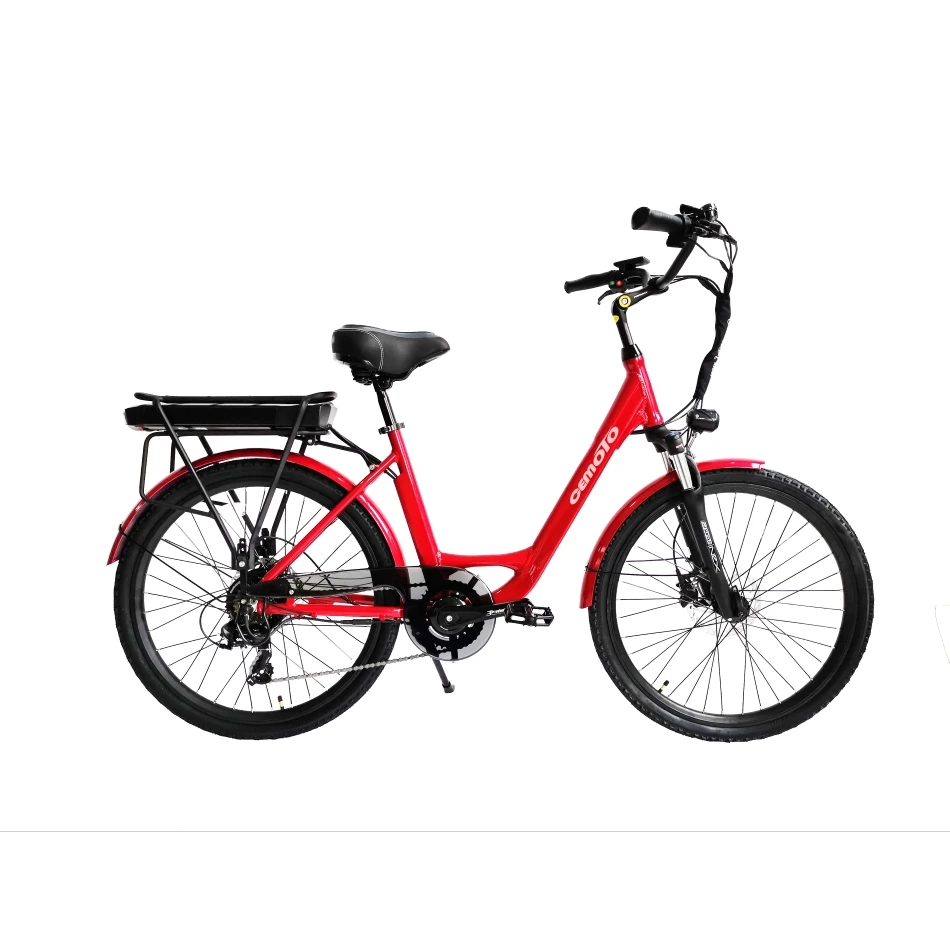 Hot sale 36V 13AH Lithium Batteries City E bikes Best 26Inch Tire Al Alloy Suspension E-bicycles For Ladies