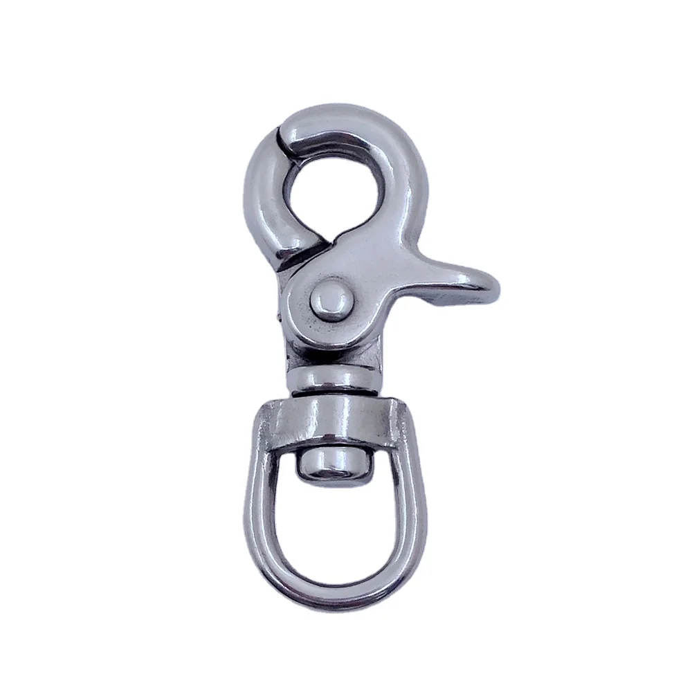 Butterfly Single Swivel Eye Bolt Diving Snap Hook 316 Stainless Steel