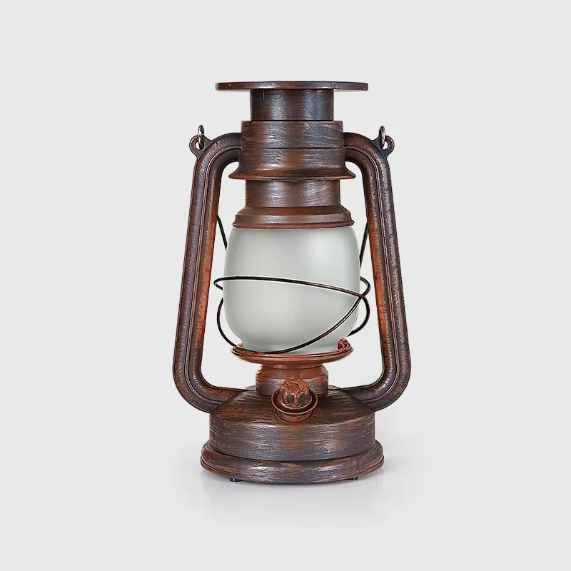 Vintage Outdoor Solar LED Camping Lantern 2 Modes Retro Style Hanging COB Bulb ABS/PC Body White Red Green Colors Garden Use