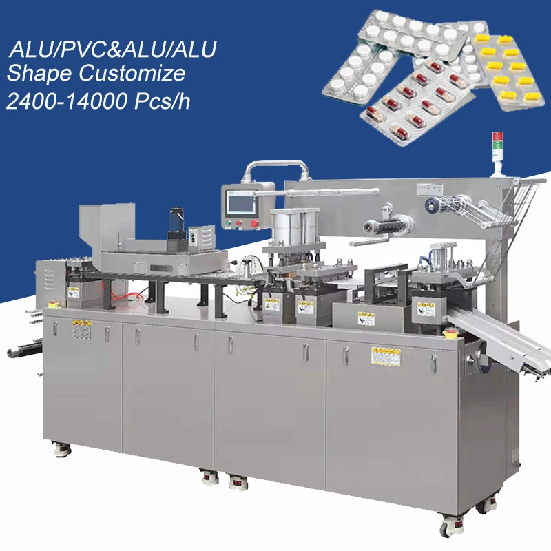 DPB-260 High Speed Electronic Automatic Pvc Pet Pharma Soft Gelatine Packing Tablet Pill Capsule Blister Packaging Machine