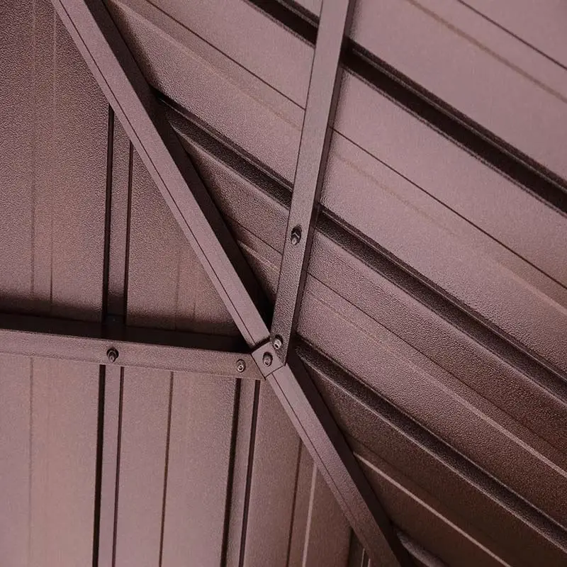 Outdoor easy assemble solid polycarbonate gazebo shed balcony canopy