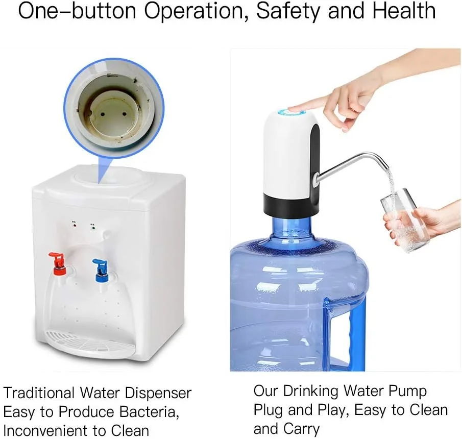 household desktop water dispenser portable automatic electric faucet small water dispenser pump water machine dispenser