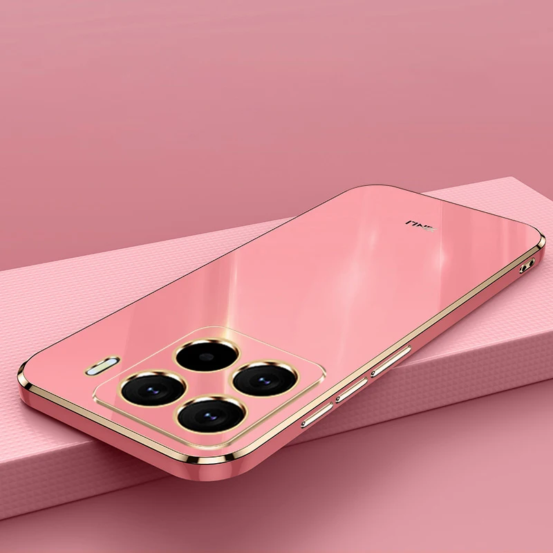 Роскошный ультратонкий 6D чехол-накладка из мягкого ТПУ для Xiaomi 14T 15 / Pro защитный чехол объектива