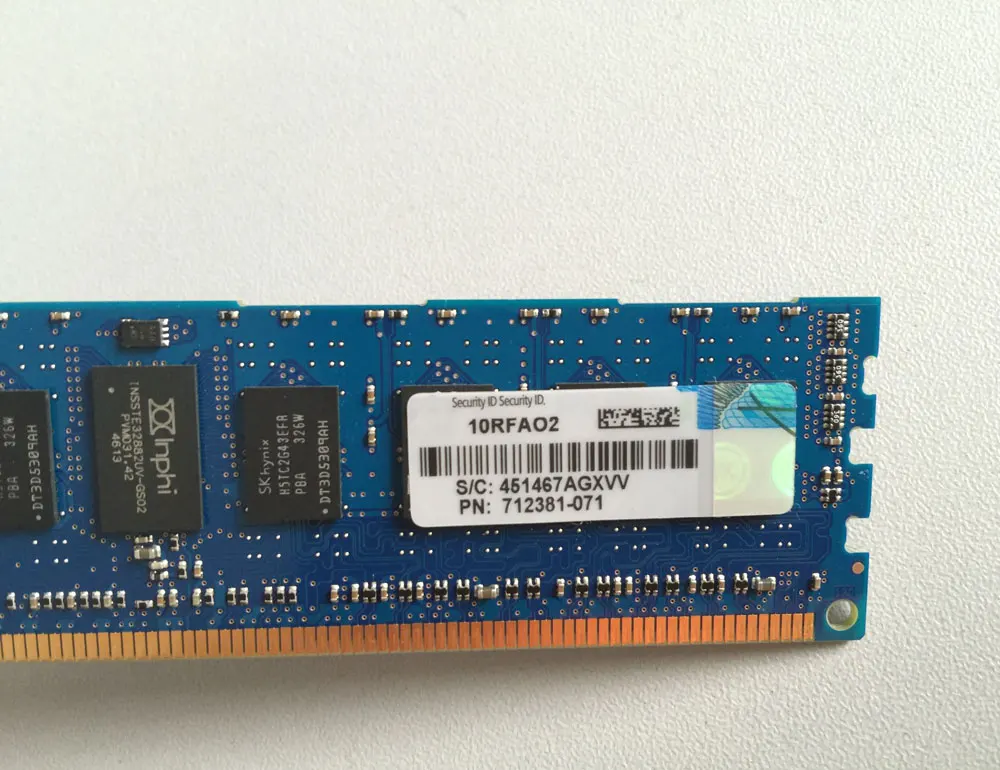 Комплект небуферной памяти 708633-B21 для HP DDR3 4 Гб 1866 МГц