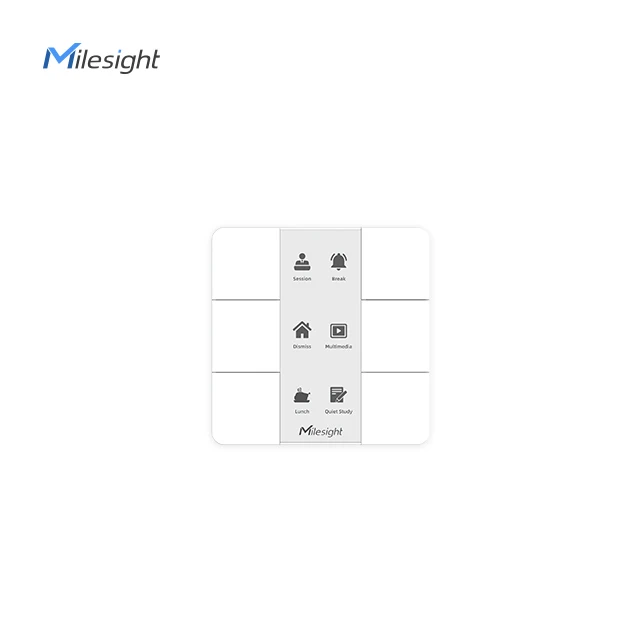 Milesight WS156 WS Series Smart LoRaWAN Panel for 6 Scenes