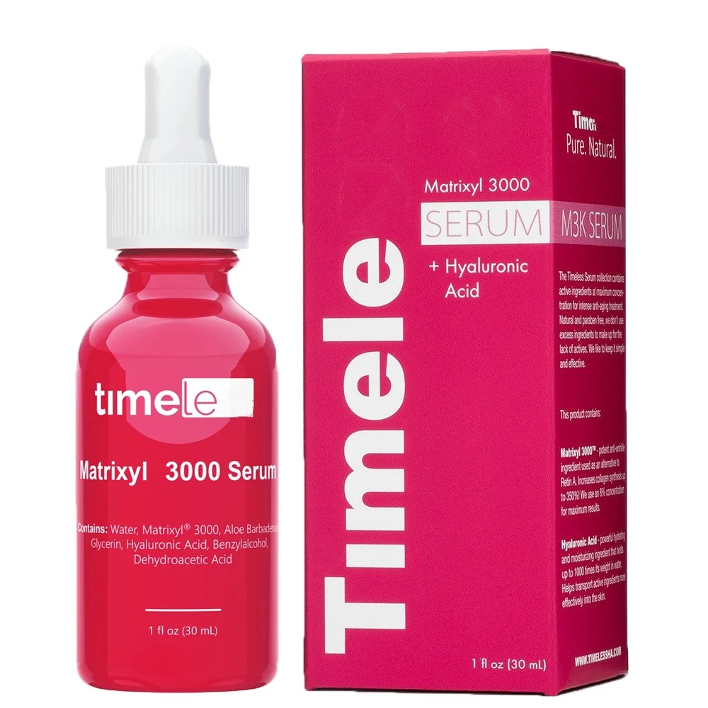 Private Label Anti-aging Serum Matrixyl 3000 Serum + Hyaluronic Acid with Line-Smoothing  Peptides Unisex