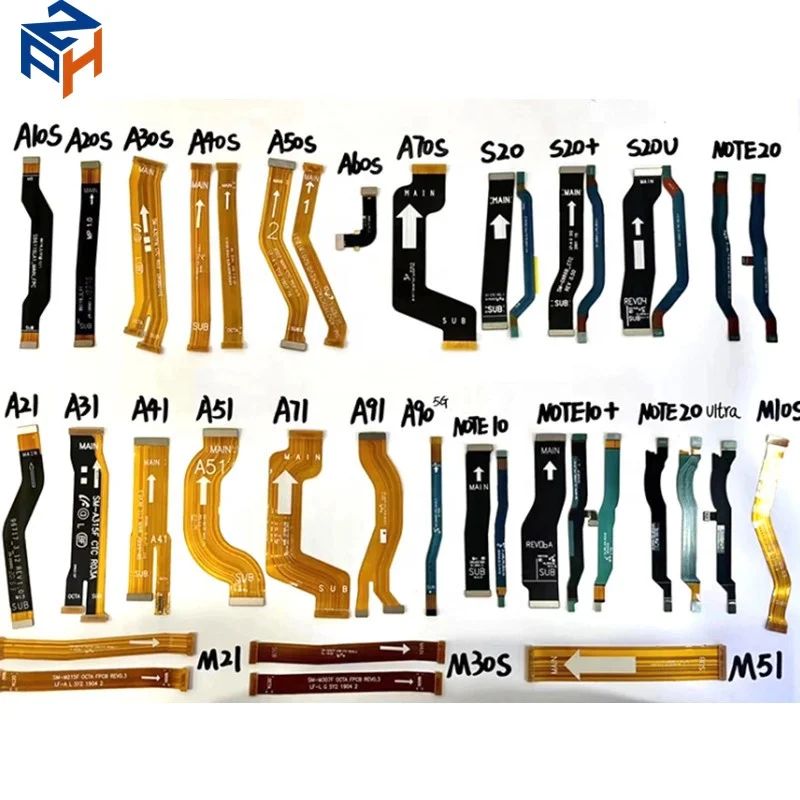 Для мобильного телефона Samsung Сенсорный экран гибкий кабель Galaxy A10S A20 A30 A40 A50 A51 A60 A70 A71 A80 гибкие кабели док-станция для соединительный кабель с разъемом кабеля