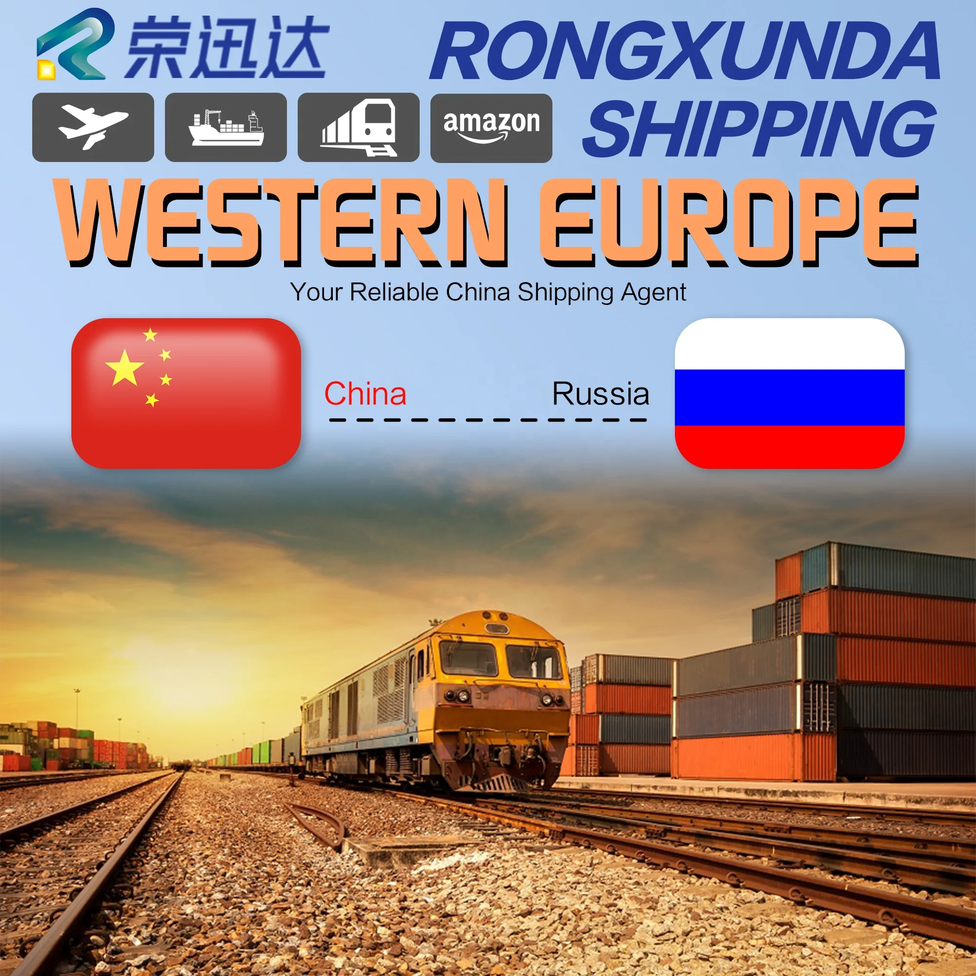 Сервис доставки от двери до двери, морской грузовой железнодорожный транспорт, воздушный в Россию