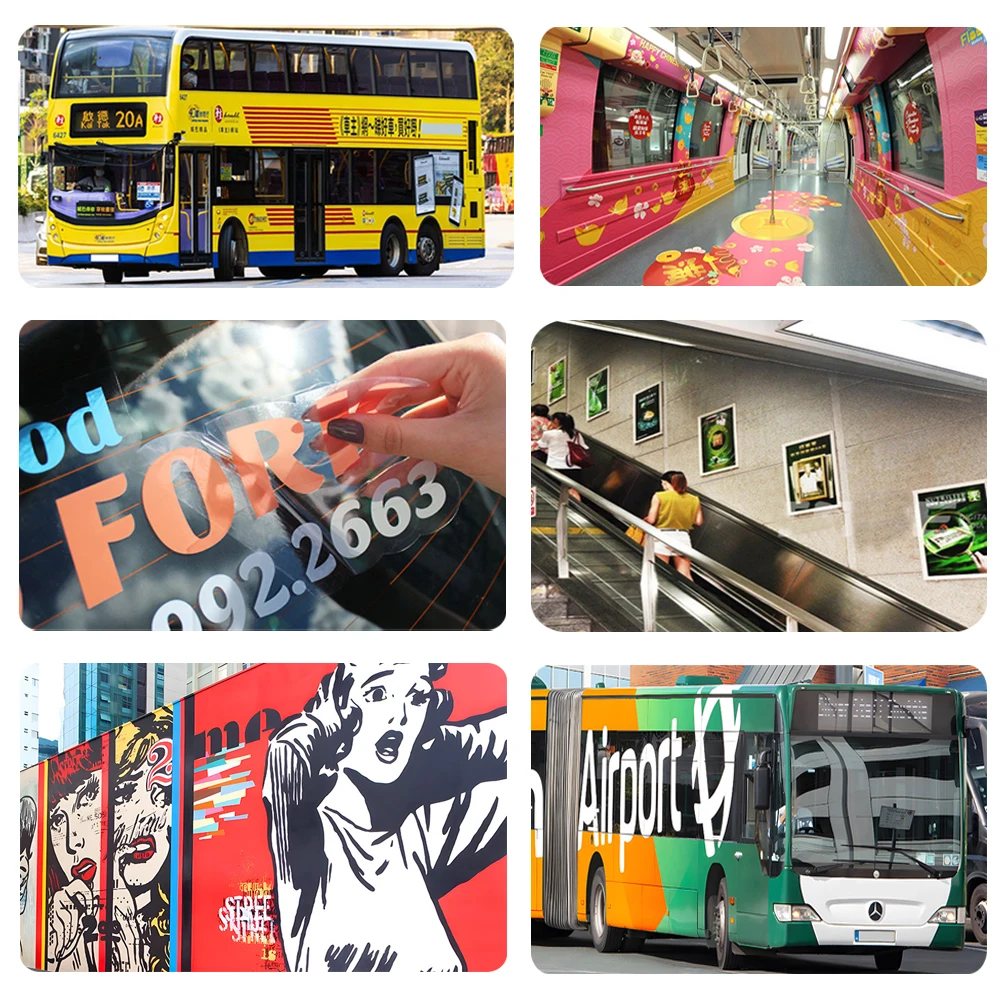 Factory Price Eco Solvent Printable vinyl Glossy/Matte Self Adhesive Vinyl Roll  PVC vinyl sticker rolls