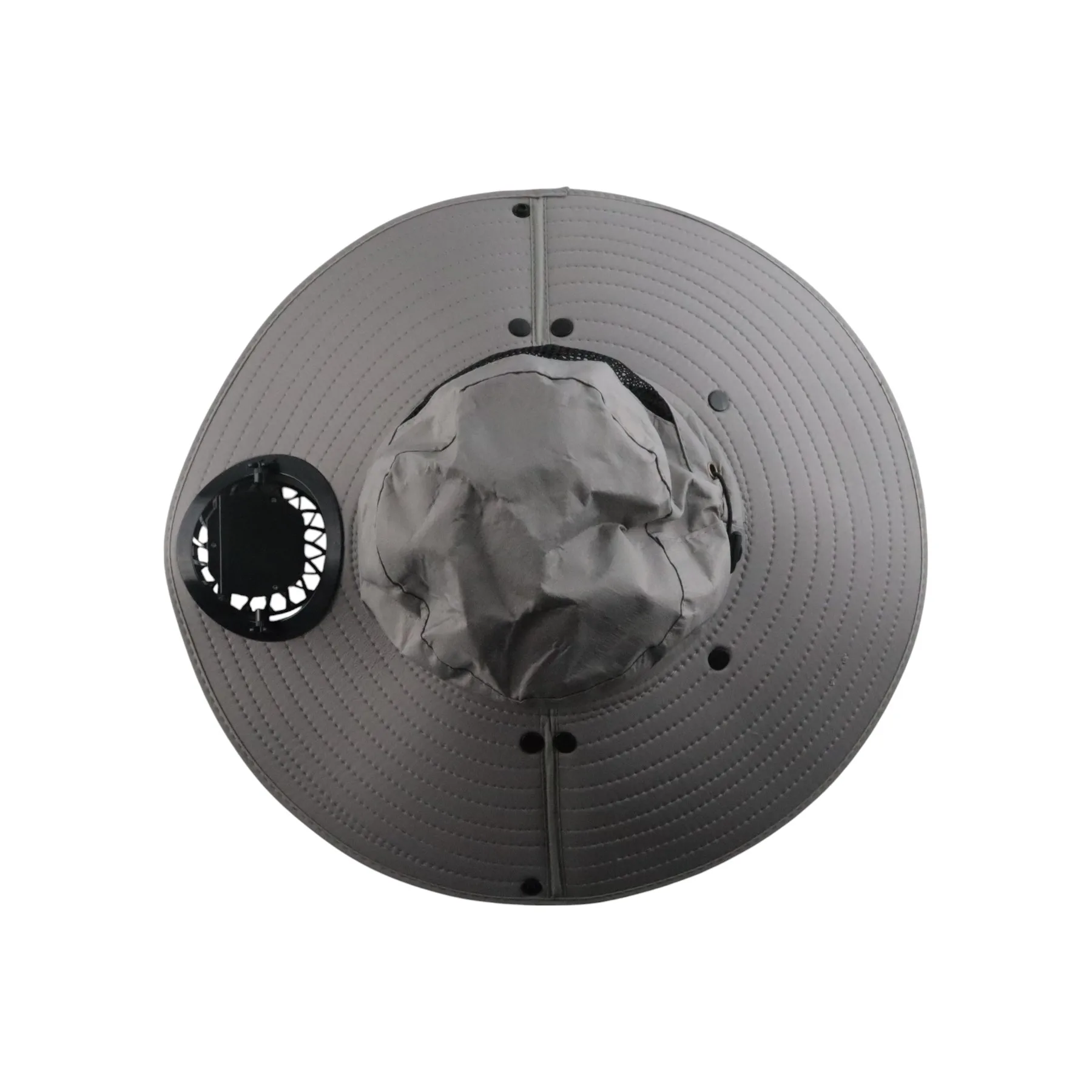 2024 wholesale fashion hat with fan Shenzhen solar and usb fan cap