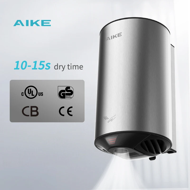 automatic hand dryer compact size wall mounted stainless steel hand dryer for toilet AK2805