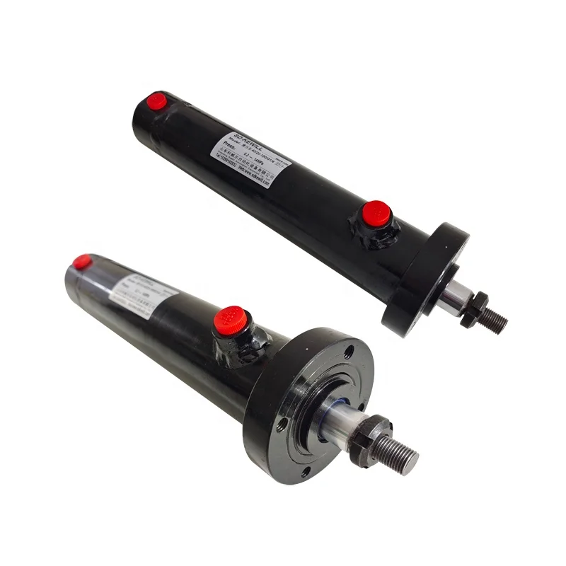 Flange type with chrome plated rod double acting cheap welded cylinders more stable running hydraulic piston cylinder