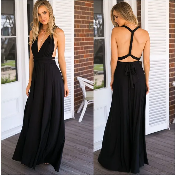 
E21318 Sleeveless Backless Elegant Strapless Lady long Maxi Dress fashionable Solid Colors Women Sexy Wedding bridesmaid dresses 