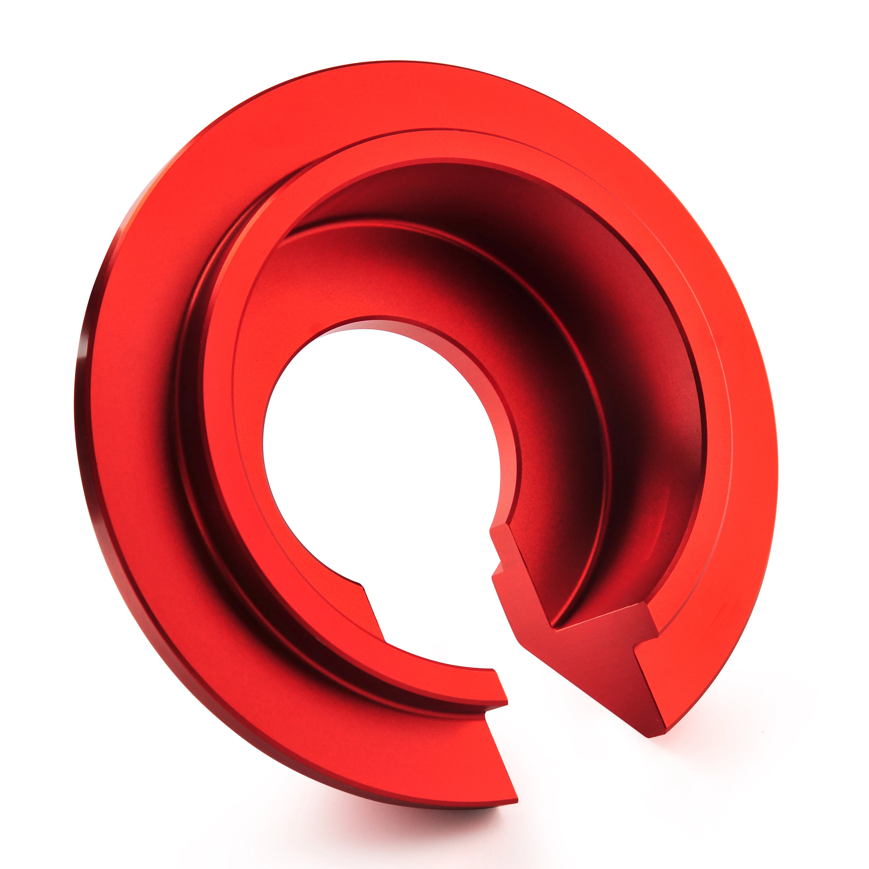 cnc manufacturers 6061 aircraft aluminum machined dome washer for kid plates