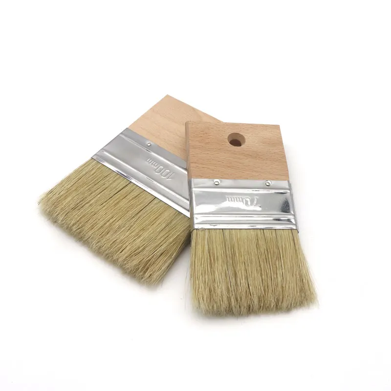 Factory custom acrylic paint professional artist oil paint brush types bristle hair chalk artist brush