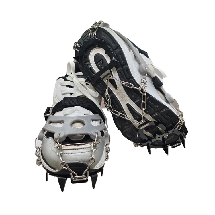 Outdoor mountaineering professional snow 12 tooth township shoe nail ski pavement fall prevention ice snow cleats
