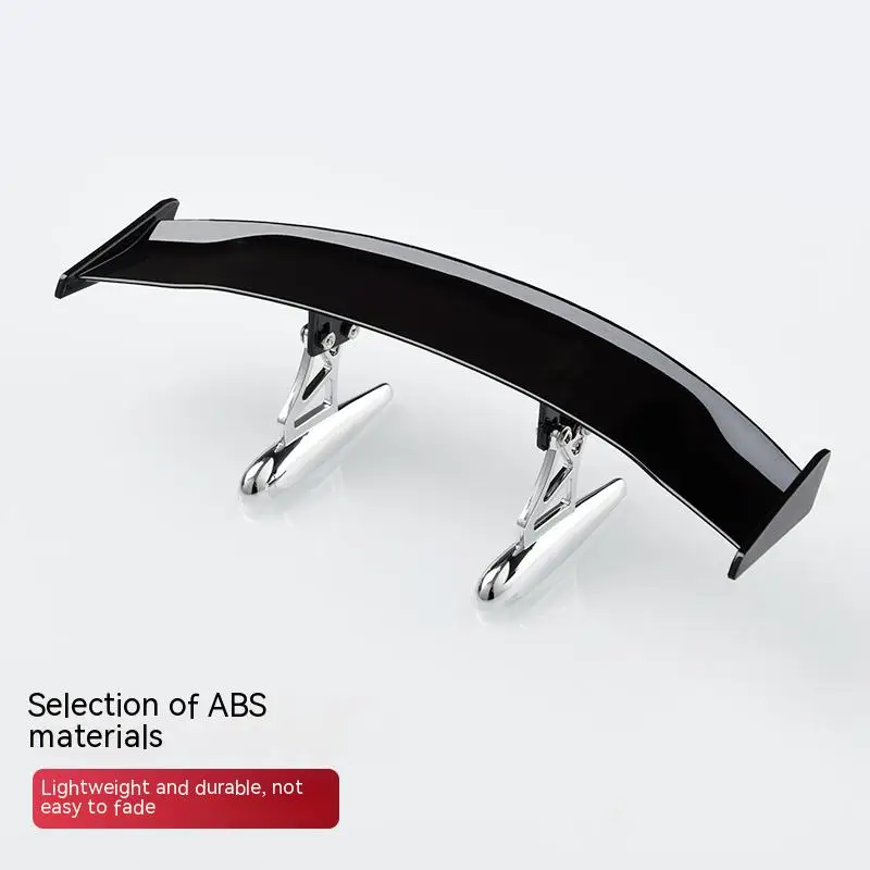 Car Universal spoiler Tail Wing Carbon Fiber Look Modified Tail Wings Model Auto Styling Decoration Car Accessories
