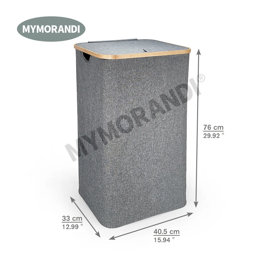 Collapsible Laundry Baskets with Lid Laundry Hamper with Washable Laundry Bag Storage Baskets for Bedrooms