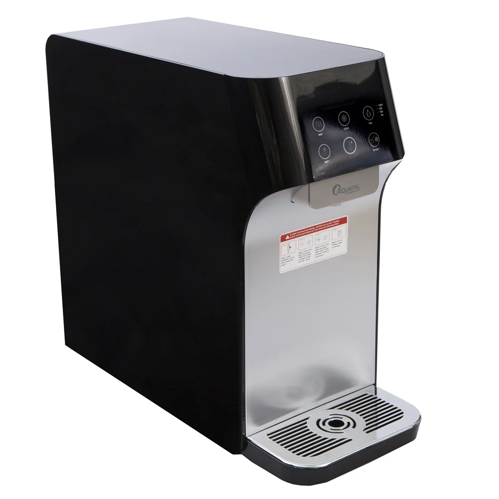 
reverse osmosis cold and hot water dispenser with refrigerator 