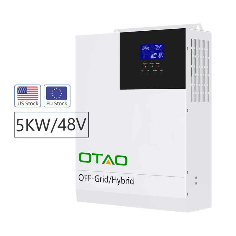 All In One Hybrid Solar Inverter For Solar Power Systems 3000w 5000w 48V Inversor Solares Hibrido Pure Sine Wave Invertor Hibrid