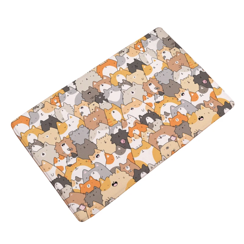 Pug Corgi Sloth Entrance Door Mat Animal Cat Farmhouse Mouse Dinosaur Rug Rabbit Kangaroo Whale Dog Lovers Gifts 40X 60 Flannel