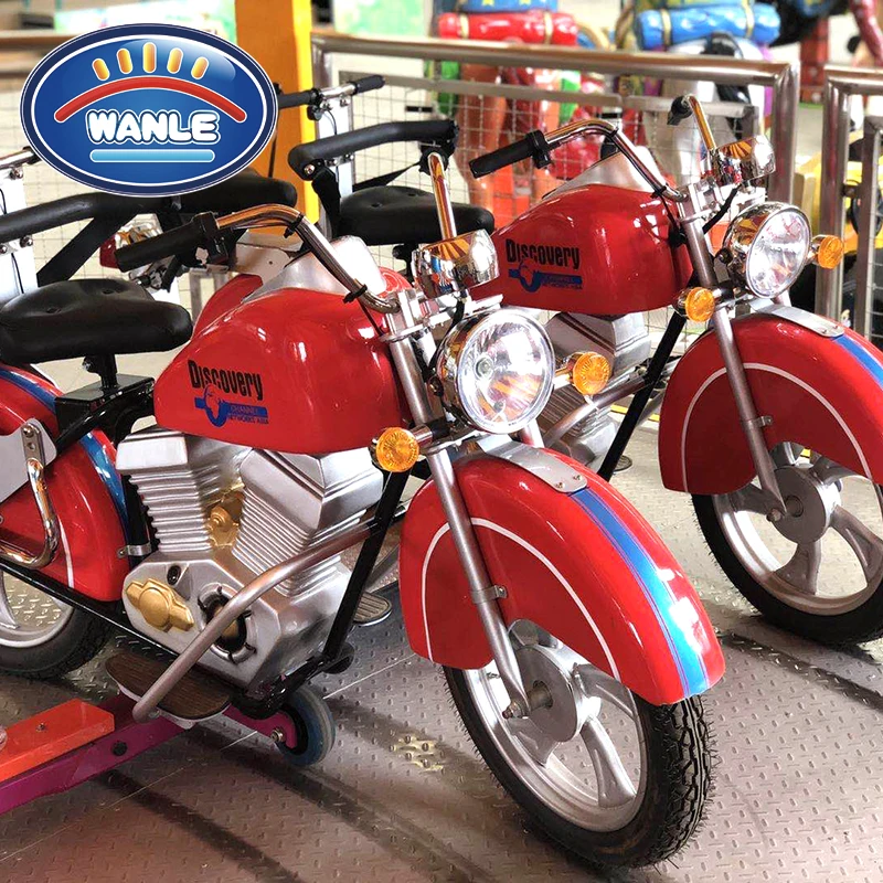 Funfair Amusement Kids Rotary Ride Rotating Motorcycle Attraction Merry Go Round for Children