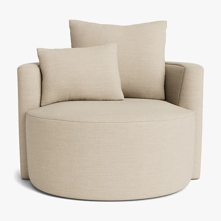 Deluxe Interior Design Soft Cushioned Casual Chair Living Room Accent Chair