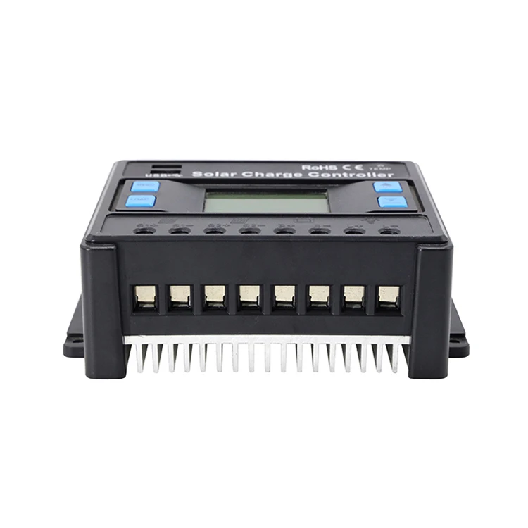 12V/24V 60A manual solar controller PWM solar charge controller