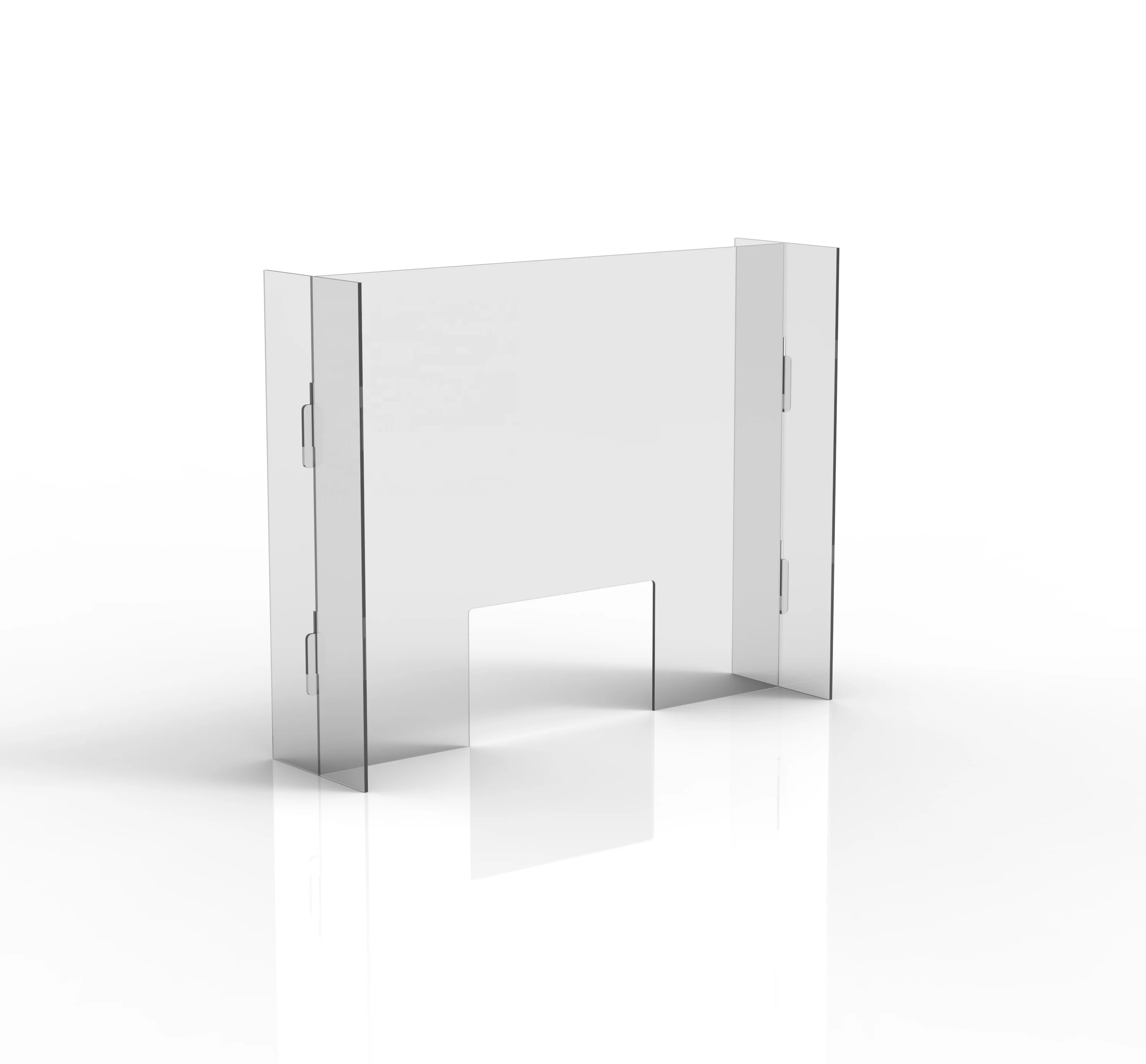 Free Shipping Safe Shield Splash Office Sneeze Guard Acrylic Sneeze Guard Clear 5mm Thickness Acrylic 30x24 Inch