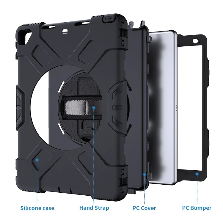 2m grade heavy duty shockproof protective tablet case for ipad 10.2 cover for ipad 9th generation case
