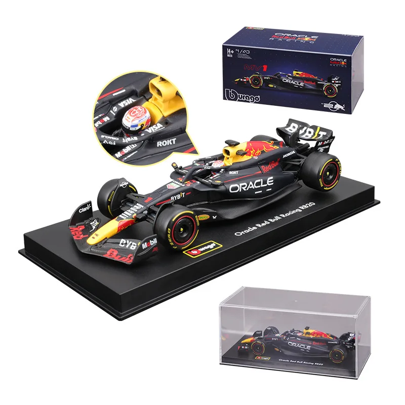 2024 Bburago 1/43  SF24 #16 Charles Leclerc RB20 #1 Max Verstappen F1 Racing Alloy Diecast Metal Formula One Model Toys Car