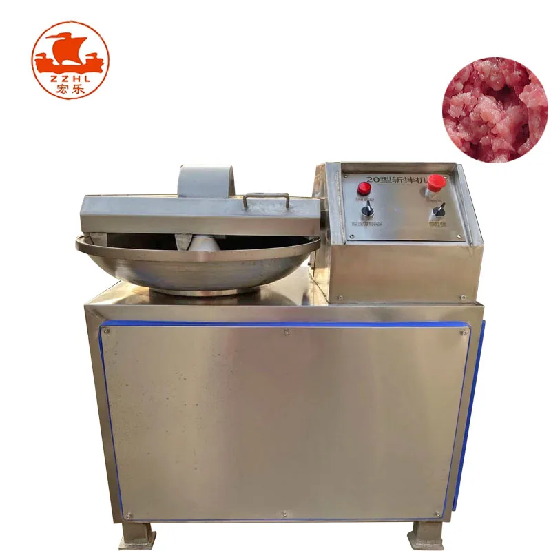 Industrial Meat Grinder Machine Blender Mixer / Multifunctional Meat Bowl Chopper Cutter for Sale