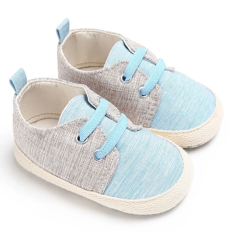
WONBO Newborn Baby Boys Shoes Kids First Walkers Soft Soled Classic Casual Prewalkers Shoes Footwear Sneakers Canvas Shoes 