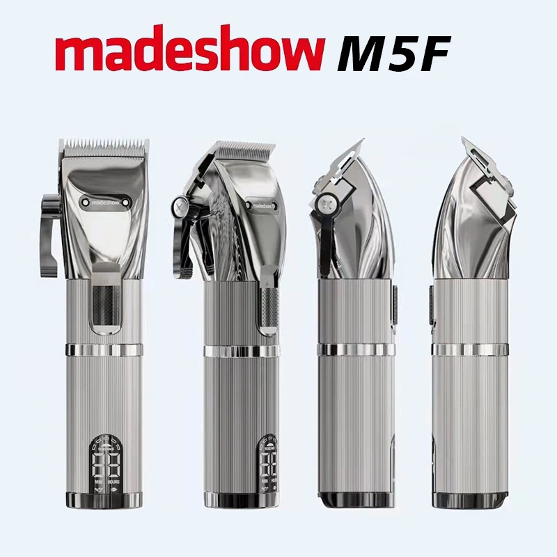 Профессиональная машинка для стрижки волос Madeshow M5f беспроводная перезаряжаемая лезвие