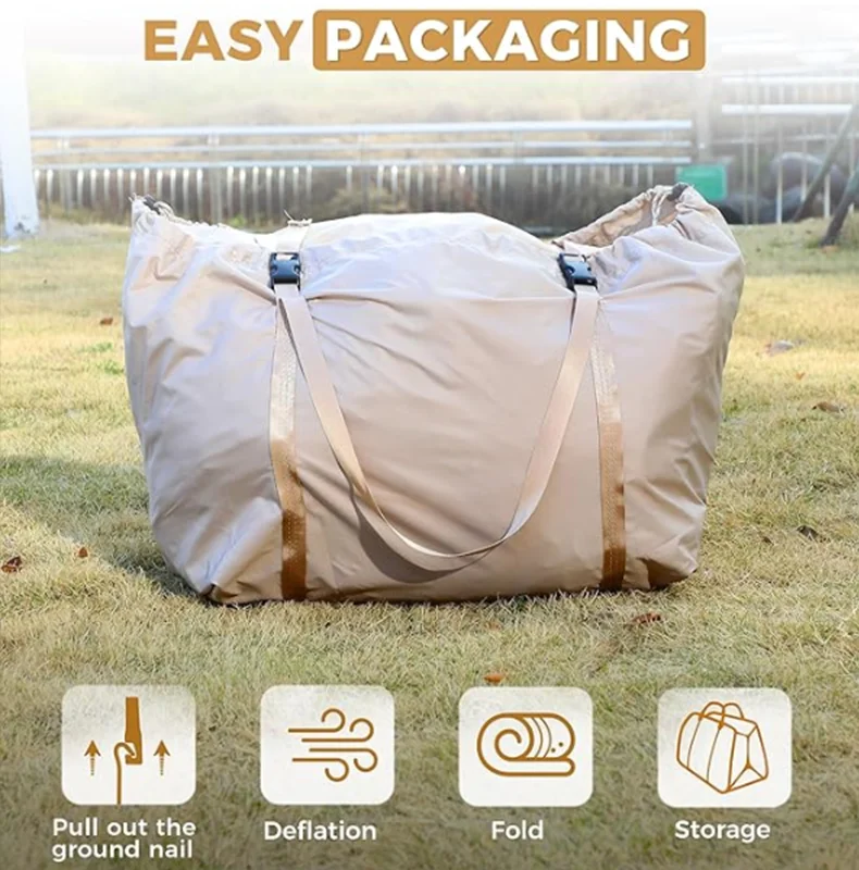 Forerunner  Waterproof Oxford Hiking Air Tube Family Camping Tent Large Camp Base air pole tent