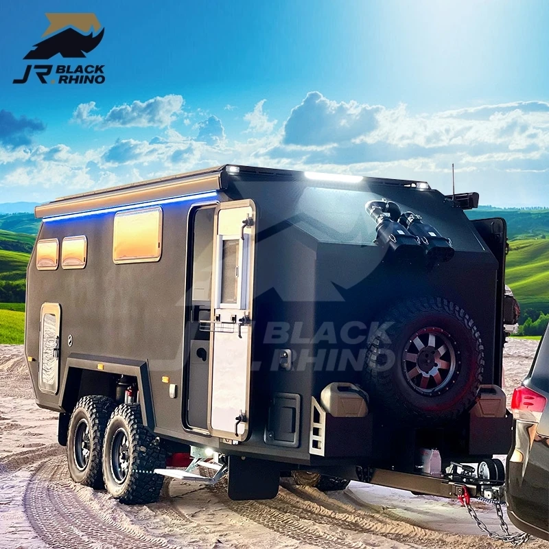 Low Price Camper Trailer with Toilet caravan House Camper