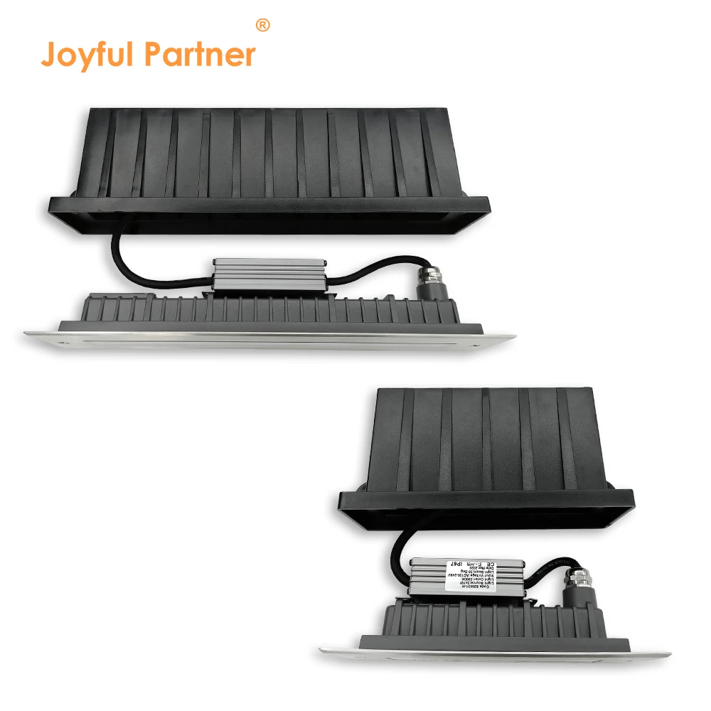 IP67 Waterproof Landscape Lighting RGB Multi Color 18W Underground Floor Deck LED Linear Inground Light
