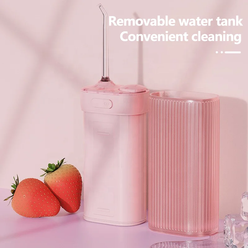Portable Cordless IPX7 Water Flosser Mini Oral Irrigator for Teeth Cleaning Rechargeable for Home Travel and Office Use