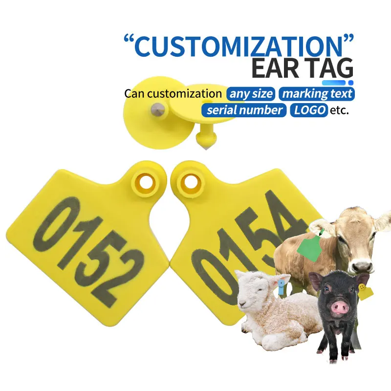 HED-ET122  solar ear tags cattle gps tracking ear tags price china cattle ear tag