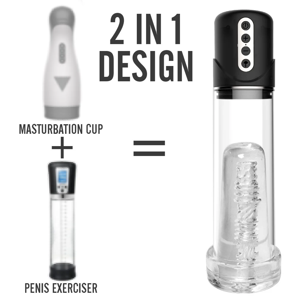 Masturbator Fully Automatic Vacuum Sucking Male Electric Penis Training Enlargement Masturbator Adult Sex Products