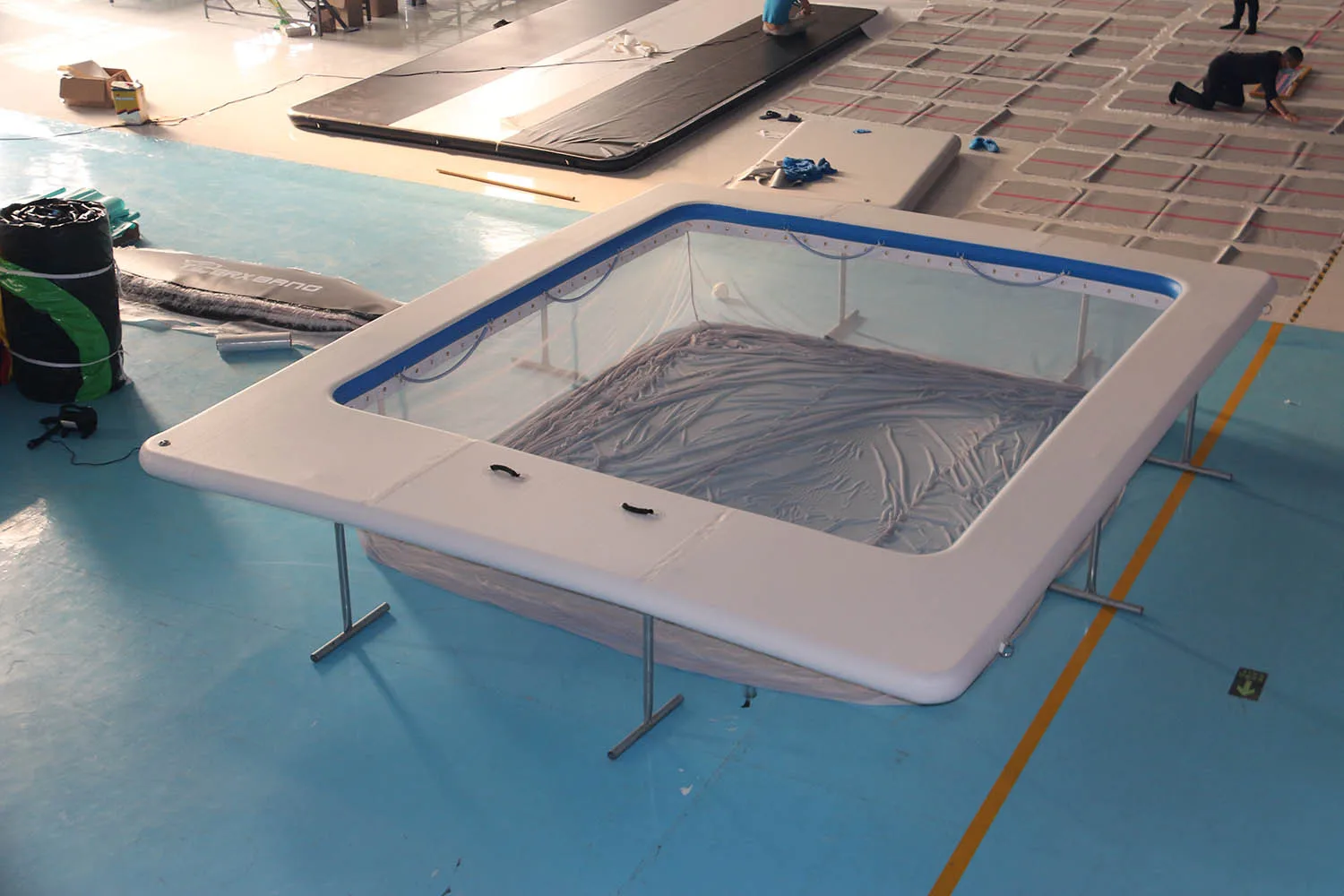 OEM&ODM factory price DWF inflatable swimming sea yacht pool floating platform