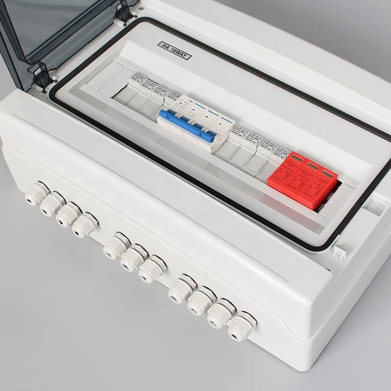High Quality -PV Input 1 Output 3 Strings With Dc Fuse spd and Mcb Solar Combiner Box